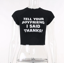 Load image into Gallery viewer, Short Sleeve Letter Print T Shirt
