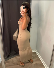 Load image into Gallery viewer, Fashion Solid Color Tube Top Long Dress
