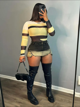 Load image into Gallery viewer, Vintage Sexy Zipper Denim Skirt
