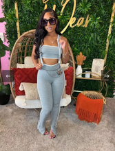 Load image into Gallery viewer, Sexy Wrap Top Back Pants Two-piece Set
