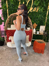 Load image into Gallery viewer, Sexy Wrap Top Back Pants Two-piece Set
