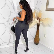 Load image into Gallery viewer, Hollow Out Solid Color Sleeveless Jumpsuit
