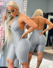 Load image into Gallery viewer, Sexy Sleeveless Backless Halter Romper
