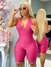 Load image into Gallery viewer, Sexy Sleeveless Backless Halter Romper
