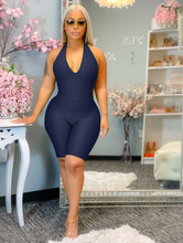 Load image into Gallery viewer, Sexy Sleeveless Backless Halter Romper
