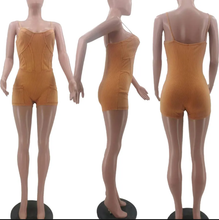 Load image into Gallery viewer, Sexy Rib Camisole Romper
