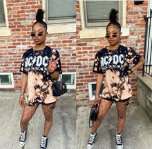Load image into Gallery viewer, Casual Printed Short Sleeve O Neck T Shirt
