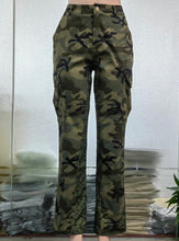 Load image into Gallery viewer, Straight-leg Camouflage Casual Pants
