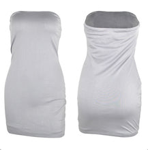 Load image into Gallery viewer, Plus Size Sexy Strapless Bodycon Mini Dress

