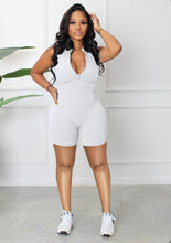 Load image into Gallery viewer, Fashion Zipper Sleeveless Rompers
