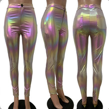 Load image into Gallery viewer, Fahshion Gradient Color Button Pencil Pants Camera
