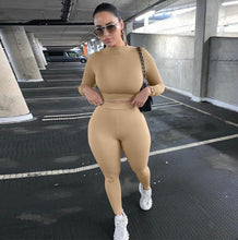 Load image into Gallery viewer, Fashion Casual Long Sleeve Pants Two Piece Set
