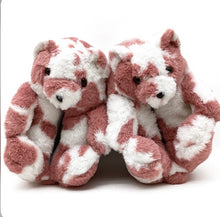 Load image into Gallery viewer, Teddy Bear Home Cute Plush Warm Slippers
