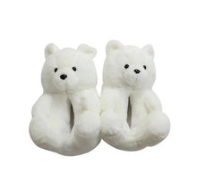 Load image into Gallery viewer, Teddy Bear Home Cute Plush Warm Slippers
