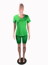 Load image into Gallery viewer, Casual Solid Short Sleeve Loose Two Piece Set
