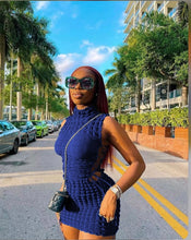 Load image into Gallery viewer, Solid Sleeve Sexy Mini Dress
