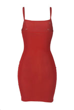Load image into Gallery viewer, Solid Sexy Mesh Sling Dress
