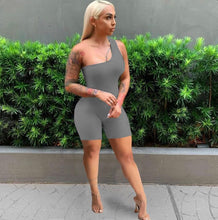 Load image into Gallery viewer, Fashion Casual Sports Home Solid Color Rompers
