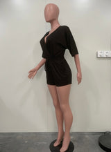 Load image into Gallery viewer, Solid Color Sexy V Neck Romper
