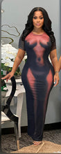 Load image into Gallery viewer, Printed Sexy Short Sleeve Maxi Dress
