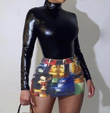 Load image into Gallery viewer, Sexy Print Super Short Skirt
