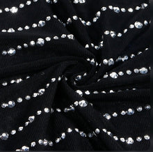 Load image into Gallery viewer, Plus Size Hot Drilling Vest Top Mini Skirt 2 Piece Sets
