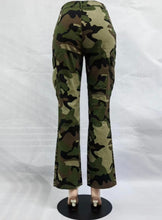 Load image into Gallery viewer, Casual Fashion High Waist Camouflage Pants
