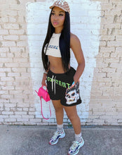 Load image into Gallery viewer, Skull Print Tank Top Shorts Two Piece Set
