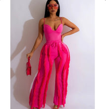 Load image into Gallery viewer, Solid Sling Tassel Pants Two Piece Set
