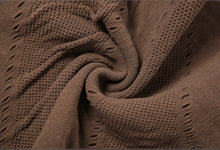 Load image into Gallery viewer, Solid Hollow Out Hooded Knits Jumpsuit
