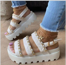 Load image into Gallery viewer, Casual Thick Sole Buckle Strap Sandals
