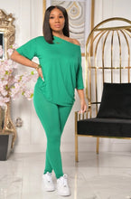 Load image into Gallery viewer, Solid Color Short Sleeve Pants Loose Two Piece Set
