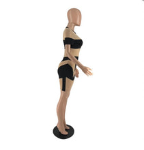 Load image into Gallery viewer, Short Sleeve Printed Mesh Rompers
