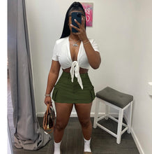 Load image into Gallery viewer, Sexy Solid Color Slim Mini Skirt
