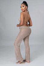 Load image into Gallery viewer, Sexy Tassels Hollow Out Halter Top Pants Two Piece Set
