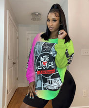 Load image into Gallery viewer, Casual Printed O Neck Long Sleeve T Shirt
