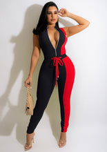 Load image into Gallery viewer, Casual Sleeveless Zipper Skinny Jumpsuit

