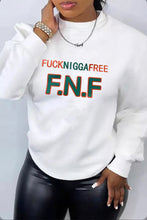 Load image into Gallery viewer, Plus Size Letter Print Long Sleeve Loose Sweatshirt
