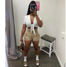 Load image into Gallery viewer, Solid Pockets Casual Shorts
