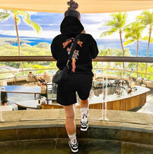Load image into Gallery viewer, Casual Printed Hoodie And Shorts 2 Piece Suits
