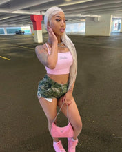 Load image into Gallery viewer, Denim Camo Print Jeans Shorts

