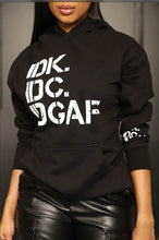 Load image into Gallery viewer, Plus Size Letter Print Hooded Casual Sweatshirt
