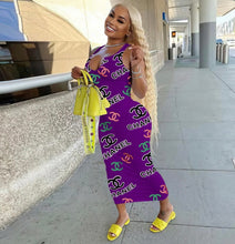 Load image into Gallery viewer, Sexy Printed Sleeveless Maxi Dress
