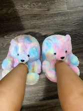 Load image into Gallery viewer, Teddy Bear Home Cute Plush Warm Slippers
