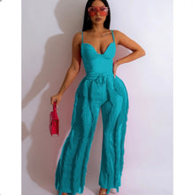 Load image into Gallery viewer, Solid Sling Tassel Pants Two Piece Set
