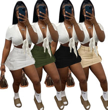 Load image into Gallery viewer, Sexy Solid Color Slim Mini Skirt
