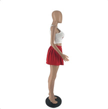 Load image into Gallery viewer, Printed Vest Pleated Skirt Two Piece Set
