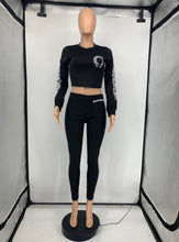 Load image into Gallery viewer, Casual Printed Long Sleeve Two Piece Pants Set
