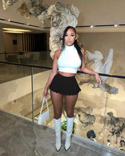 Load image into Gallery viewer, Solid Color Sexy Mini Pleated Skirt
