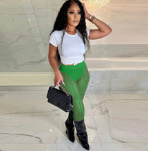 Load image into Gallery viewer, Plus Size Mesh See Through Night Club Pants  Www.dreamempirellc.com

